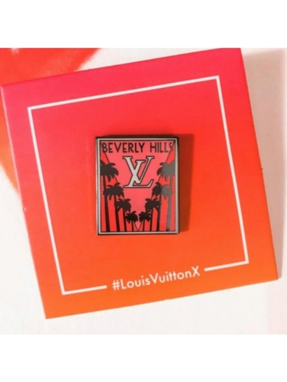 Louis Vuitton Beverly Hills Exhibition Sunset Brooch Pin
